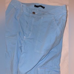 Light blue cargo pants